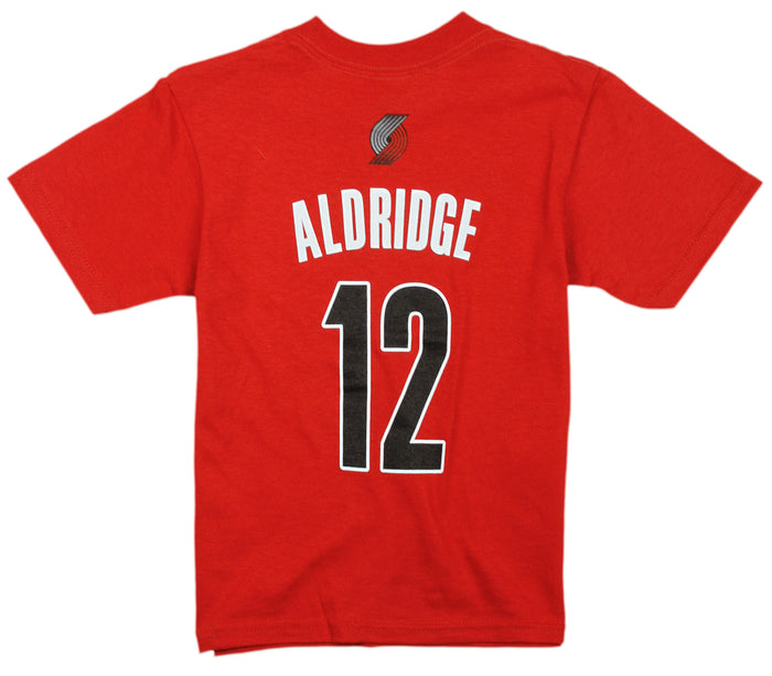Outerstuff NBA Toddler Boys Portland Trailblazers LaMarcus Aldridge #12 Player T-Shirt, Red