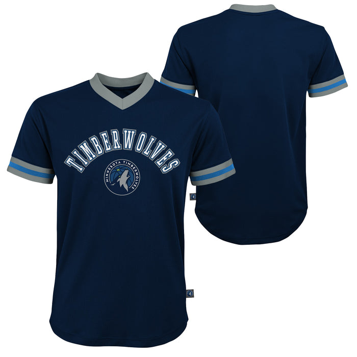 Outerstuff NBA Youth (8-20) Minnesota Timberwolves Short Sleeve Mesh Fashion Top
