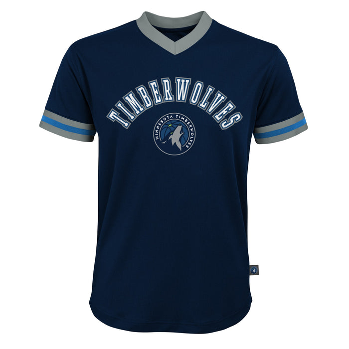 Outerstuff NBA Youth (8-20) Minnesota Timberwolves Short Sleeve Mesh Fashion Top