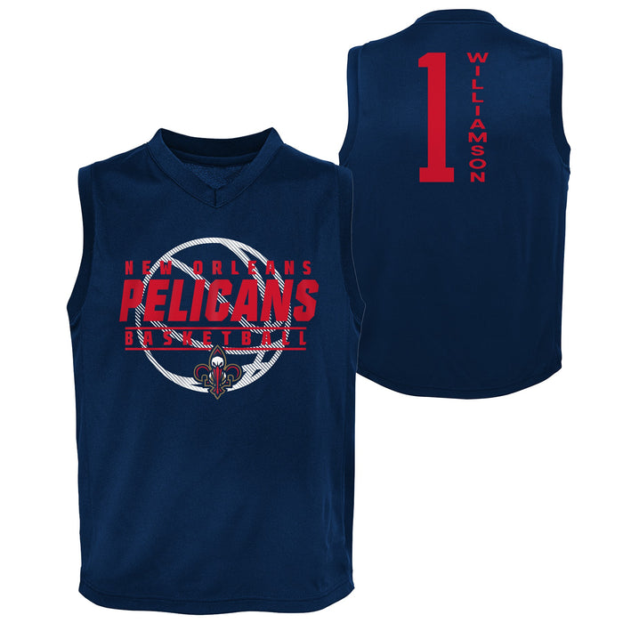 Outerstuff NBA Youth (8-20) New Orleans Pelicans Zion Williamson Fast Lane Tank