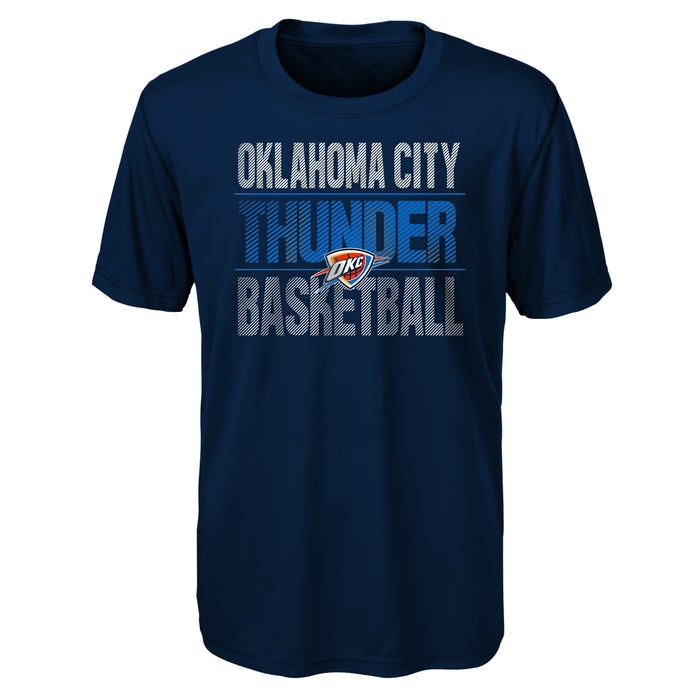 Outerstuff NBA Youth (8-20) Oklahoma City Thunder Performance Long & Short Sleeve Shirt Combo