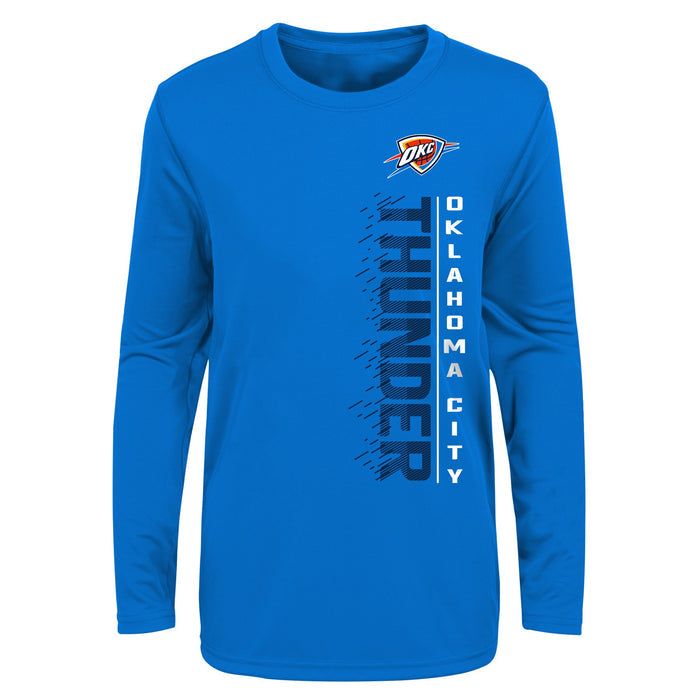 Outerstuff NBA Youth (8-20) Oklahoma City Thunder Performance Long & Short Sleeve Shirt Combo