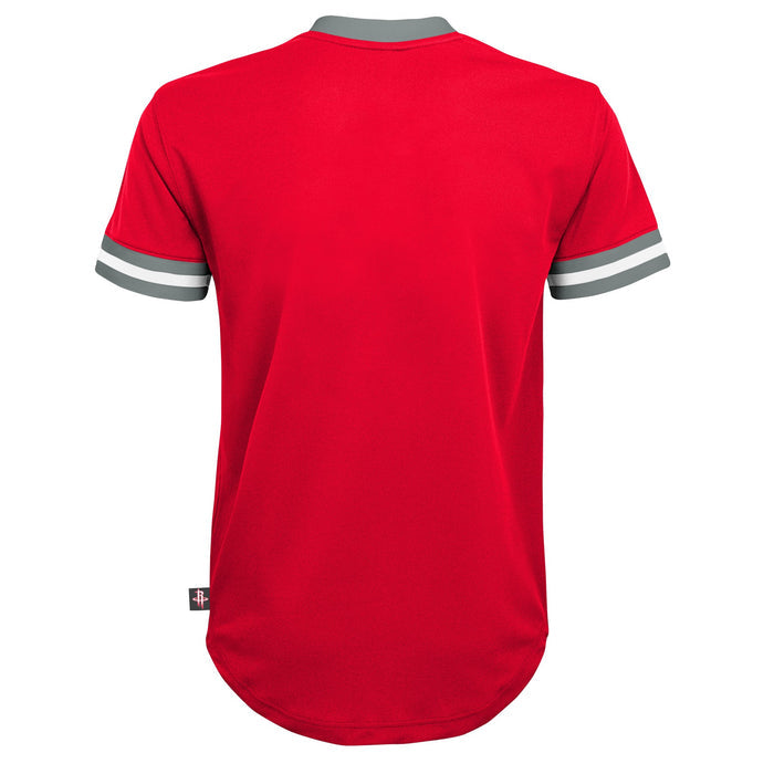 Outerstuff NBA Youth Boys (8-20) Houston Rockets Short Sleeve Mesh Fashion Top