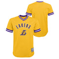 Outerstuff NBA Youth Boys (8-20) Los Angeles Lakers Tackle Twill Mesh Top