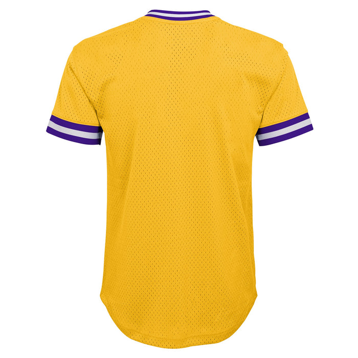 Outerstuff NBA Youth Boys (8-20) Los Angeles Lakers Tackle Twill Mesh Top