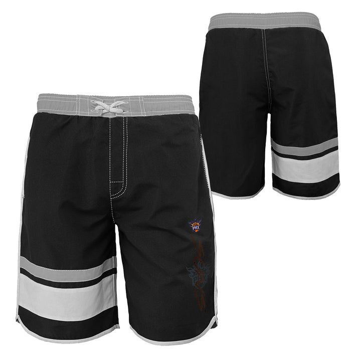 Outerstuff NBA Youth Boys (8-20) Phoenix Suns Color Block Swim Trunks