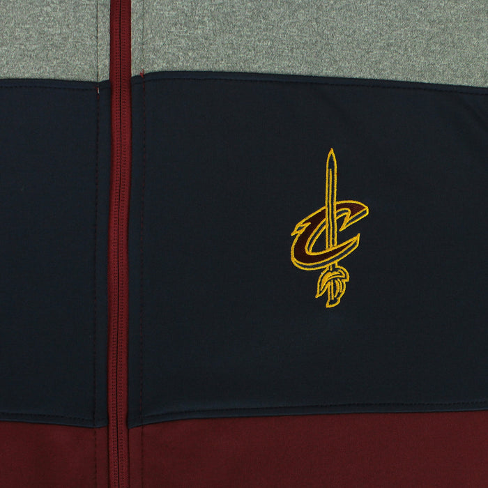 OuterStuff NBA Youth Cleveland Cavaliers Performance Full Zip Stripe Jacket