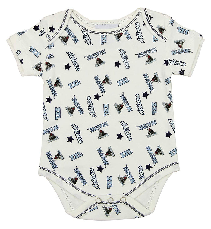 Outerstuff NCAA Infant University of Maine Black Bear 2 Piece Creeper Set