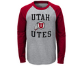 Outerstuff NCAA Kids Utah Utes Constant Long Sleeve Raglan Tee