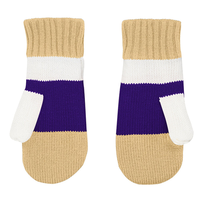 Outerstuff NCAA Toddlers Washington Huskies Fleece Lined Jacquard Mittens, One Size