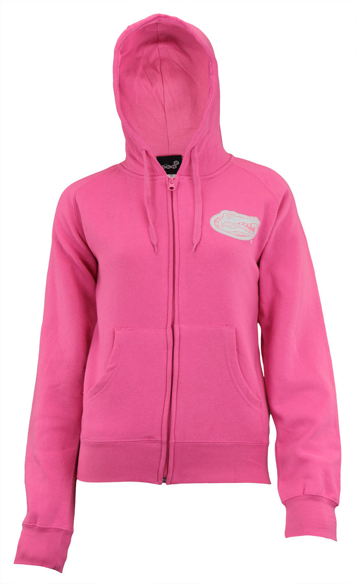 Outerstuff NCAA Women's Florida Gators Zip Up Hoodie, Pink
