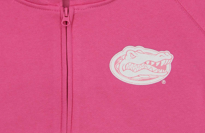 Outerstuff NCAA Women's Florida Gators Zip Up Hoodie, Pink