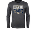 Outerstuff NCAA Youth (4-20) GA Tech Yellow Jackets Performance L/S Energy Tee