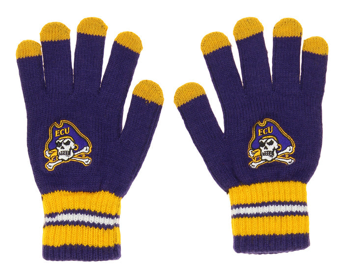 Outerstuff NCAA Youth (8-20) East Carolina Pirates Touch Screen Go Gloves, OS