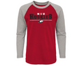 Outerstuff NCAA Youth (8-20) Northern Illinois Huskies Varsity Block Raglan Tee