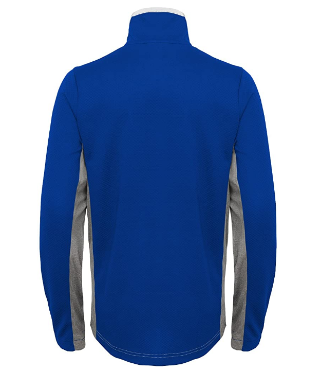 Outerstuff NCAA Youth Boys (8-20) Kansas Jayhawks Matrix 1/4 Zip Top