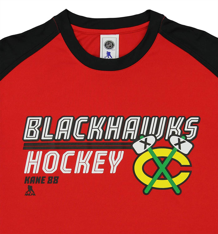 Outerstuff NHL Men Chicago Blackhawks Patrick Kane #88 Mass Finished Tee