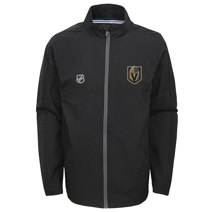 OuterStuff NHL Youth (8-20) Las Vegas Golden Knights Prevail Full Zip Lightweight Jacket