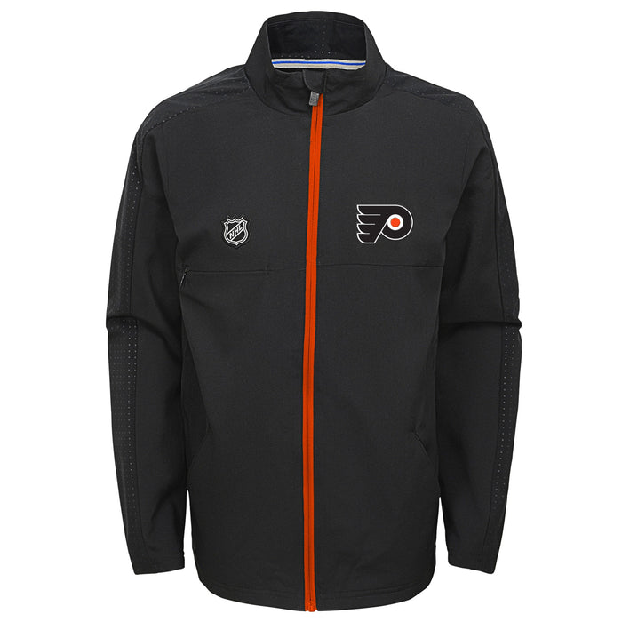 OuterStuff NHL Youth (8-20) Philadelphia Flyers Prevail Full Zip Lightweight Jacket