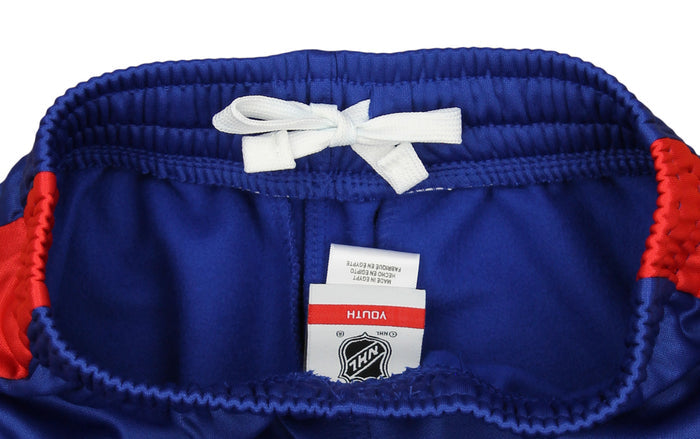 Outerstuff NHL Youth Boys (8-20) New York Rangers Side Stripe Slim Fit Performance Pant