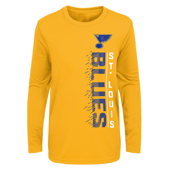Outerstuff NHL Youth Boys (8-20) St. Louis Blues Performance Long & Short Sleeve T-Shirt Set