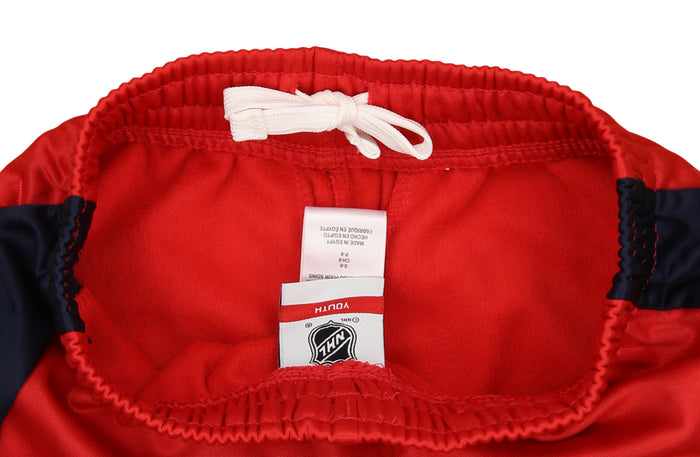 Outerstuff NHL Youth Boys (8-20) Washington Capitals Side Stripe Slim Fit Performance Pant