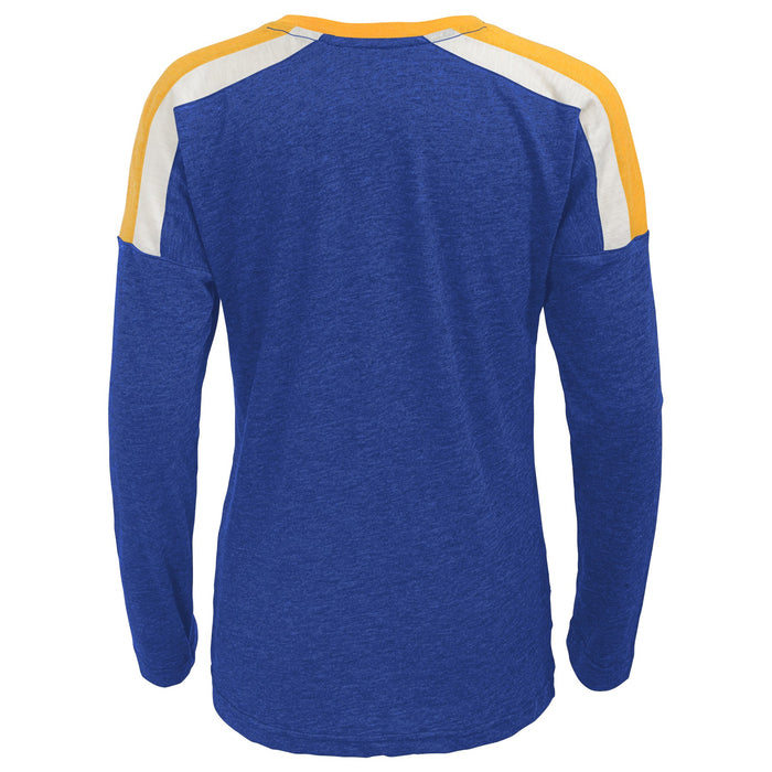 Outerstuff NHL Youth Girls (7-16) St. Louis Blues Celly Hyper Slub Tee Shirt