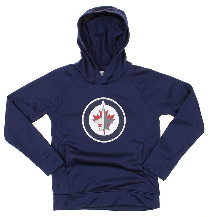 OuterStuff NHL Youth Winnipeg Jets Team Performance Hoodie and Tee Combo Set