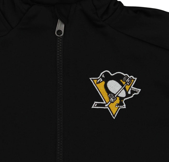 Outerstuff NHL Youth/Kids Pittsburgh Pengiuns Performance Full Zip Hoodie