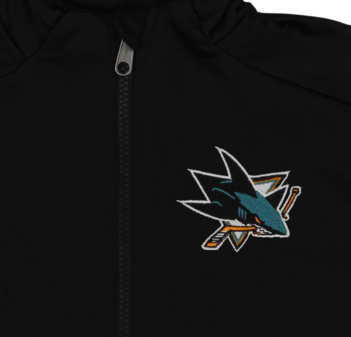 Outerstuff NHL Youth/Kids San Jose Sharks Performance Full Zip Hoodie