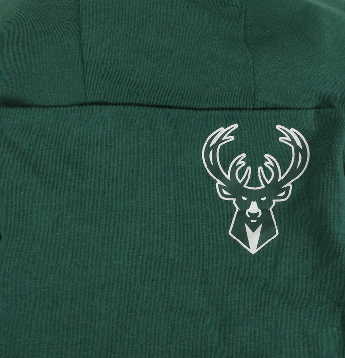 Outerstuff Youth NBA Milwaukee Bucks De-Fense Pullover Hoodie