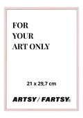 Pink Wooden Frame 21x30 cm
