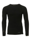 XTM Performance Unisex Thermal Top Black / 4-5XL PLUS SIZE Merino 230 Wool Unisex Long Sleeve Thermal Top MU024-BLK-45XL