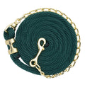 Poly Lead Rope with Brass Plated Swivel Chain