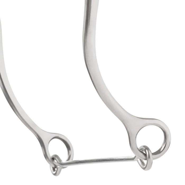 Pony Hackamore with Gum Rubber Covered Bike Chain Noseband
