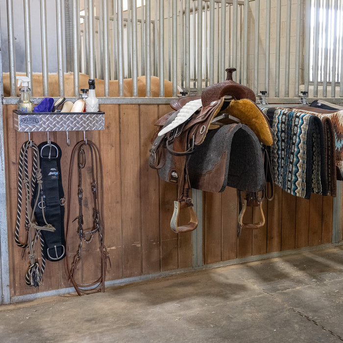 Portable Hanging Grooming Basket & Tack Rack