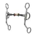 Professional Argentine Bit, 5" Sweet Iron Three-Piece Mouth