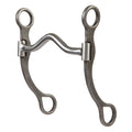 Professional Shank Bit, 5" Sweet Iron Medium Port Mouth with Copper Inlay