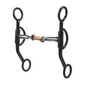 Professional Shank Bit with 5" Sweet Iron Copper Wire Wrapped Dogbone Mouth