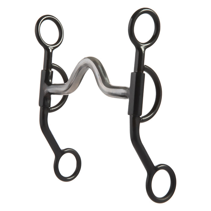 Professional Thin Style Shank Bit with 5" Sweet Iron Medium Port Mouth