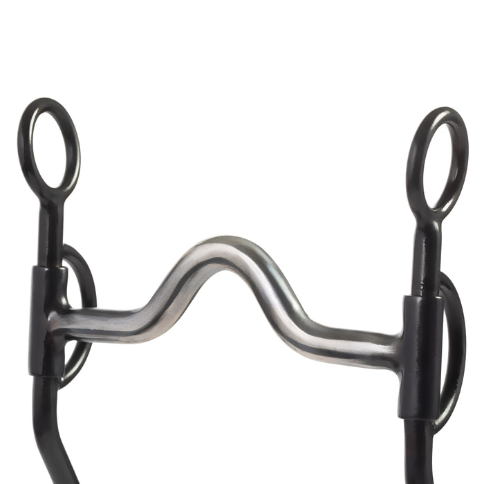 Professional Thin Style Shank Bit with 5" Sweet Iron Medium Port Mouth