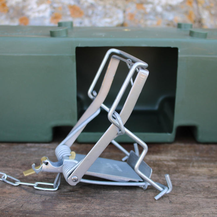 Quill Vermin Trap Box & MK4 Fenn Spring Trap
