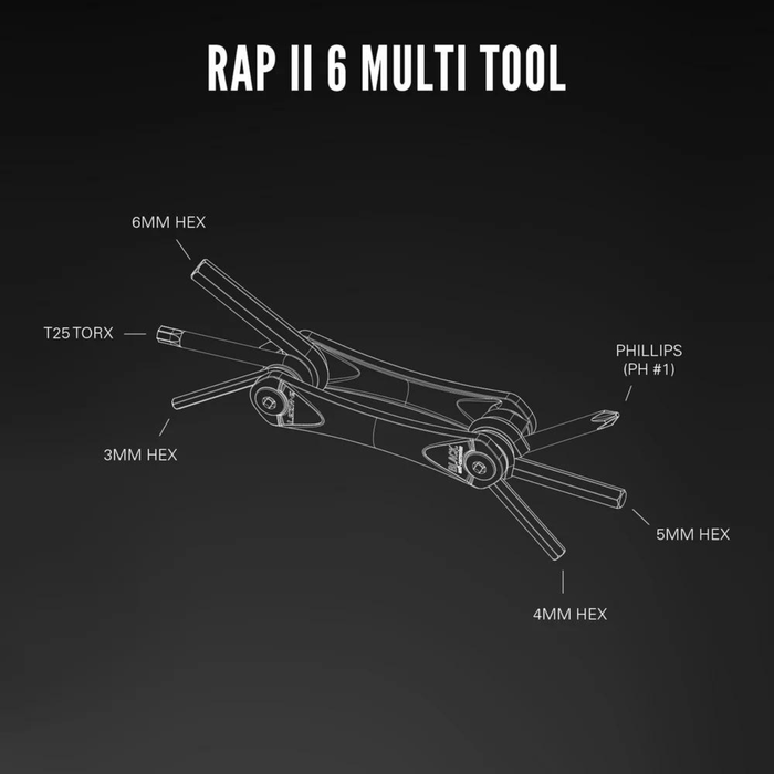 Lezyne Bicycle Tools Rap II Multi-tool