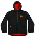 Reebok NHL Hockey Boys Youth Chicago Blackhawks Shockwave Jacket, Black