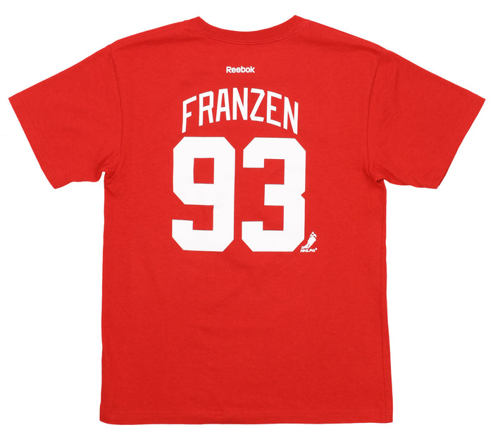 Reebok NHL Youth Boys Detroit Red Wings Johan Franzen #93 Player Shirt