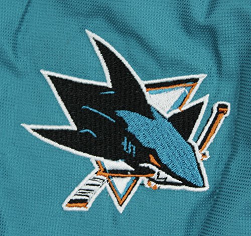 Reebok NHL Youth Boy's San Jose Sharks TNT Hooded Winter Jacket - Teal