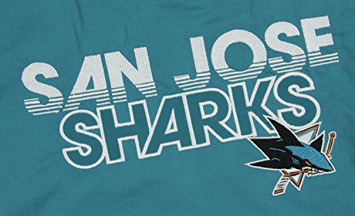 Reebok NHL Youth Boy's San Jose Sharks TNT Hooded Winter Jacket - Teal