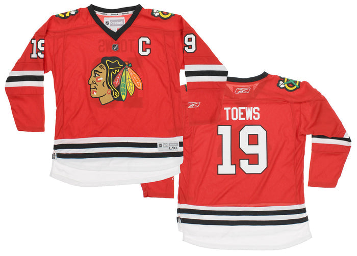 Reebok NHL Youth Chicago Blackhawks Jonathan Toews #19 Replica Jersey