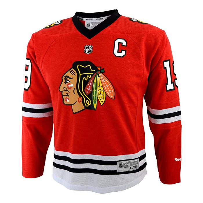 Reebok NHL Youth Chicago Blackhawks Jonathan Toews #19 Replica Jersey