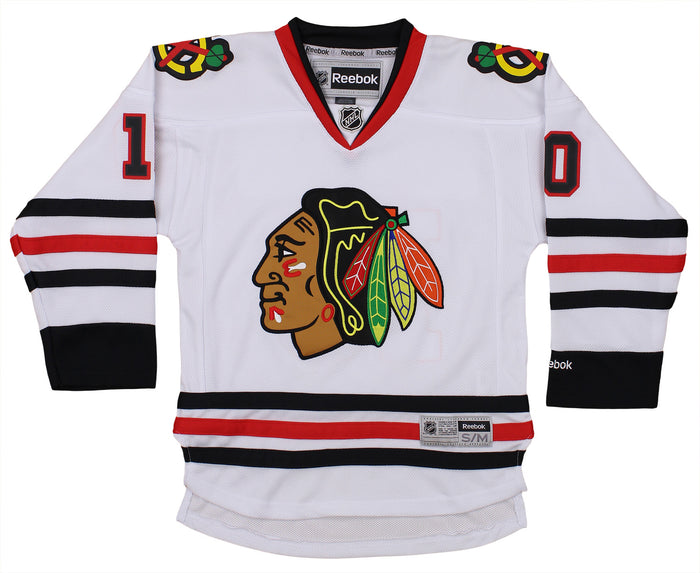 Reebok NHL Youth Chicago Blackhawks Patrick Sharp #10 Premium Jersey, White